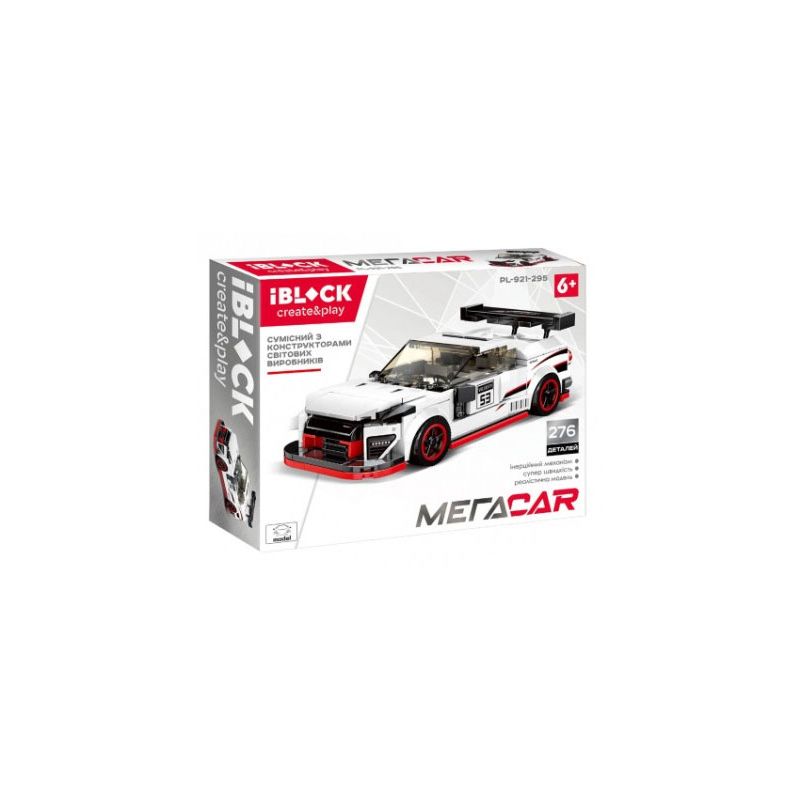 ACHKO 50010 IBLOCK PL-921-295 921-295 PL921-295 non  NISSANGTR bộ đồ chơi xếp lắp ráp ghép mô hình Speed Champions Racing Cars NISSAN GTR Đua Xe Công Thức 276 khối