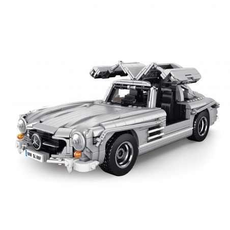 ITS 10002 REBRICKABLE MOC-59792 59792 MOC59792 non  MERCEDES-BENZ 300SL tỷ lệ 1:12.5 bộ đồ chơi xếp lắp ráp ghép mô hình Creator Expert MERCEDES-BENZ 300SL "GULLWING" COUPÉ (1955) Chuyên Gia Sáng Tạo 1452 khối