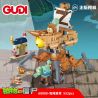 GUDI 60008 non  XE BAY bộ đồ chơi xếp lắp ráp ghép mô hình Plants Vs Zombies Hoa Quả Nổi Giận 552 khối