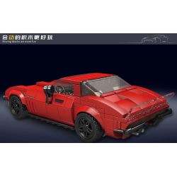 MouldKing 27034 Mould King 27034 non  TÀU HỘ TỐNG bộ đồ chơi xếp lắp ráp ghép mô hình Speed Champions Racing Cars CORVETE Đua Xe Công Thức 332 khối