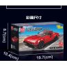 MouldKing 27034 Mould King 27034 non  TÀU HỘ TỐNG bộ đồ chơi xếp lắp ráp ghép mô hình Speed Champions Racing Cars CORVETE Đua Xe Công Thức 332 khối
