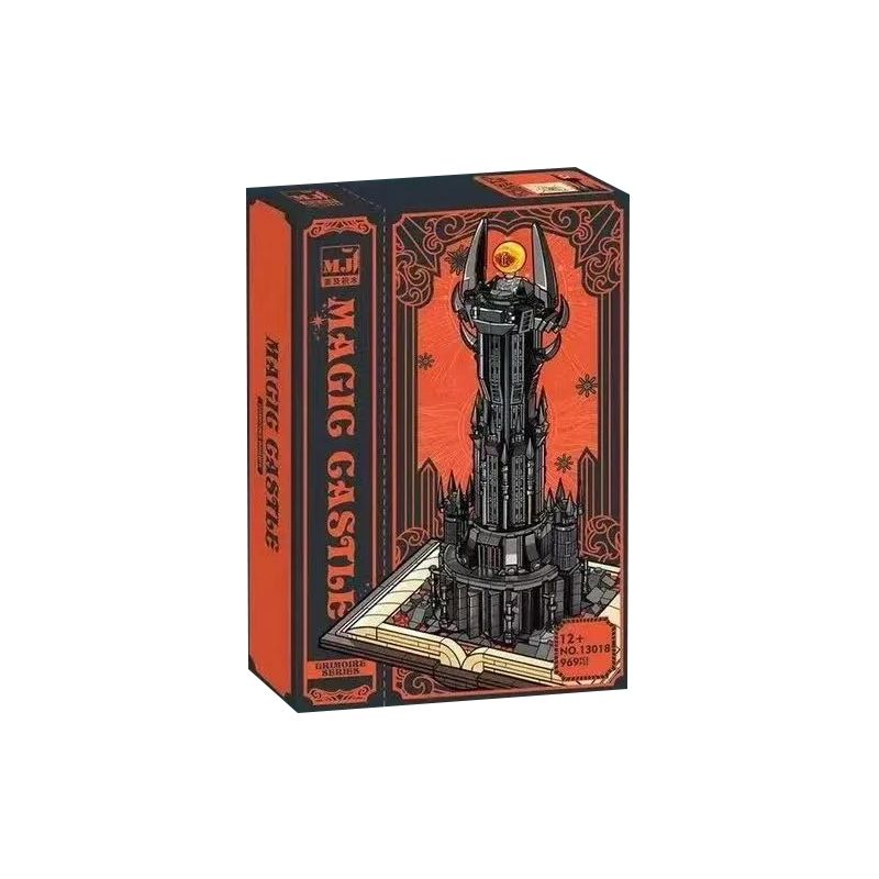 BEAUTY AND 13018 WE GAME COMING 66006 non  CUỐN SÁCH THÀNH PHỐ ĐEN bộ đồ chơi xếp lắp ráp ghép mô hình MAGIC GASTLE 969 khối