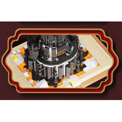 BEAUTY AND 13018 WE GAME COMING 66006 non  CUỐN SÁCH THÀNH PHỐ ĐEN bộ đồ chơi xếp lắp ráp ghép mô hình MAGIC GASTLE 969 khối