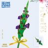 ZHEGAO QL2358B 2358B QL2358C 2358C QL2358A 2358A non  GLADIOLUS 3 MÀU bộ đồ chơi xếp lắp ráp ghép mô hình Flowers Hoa 64 khối