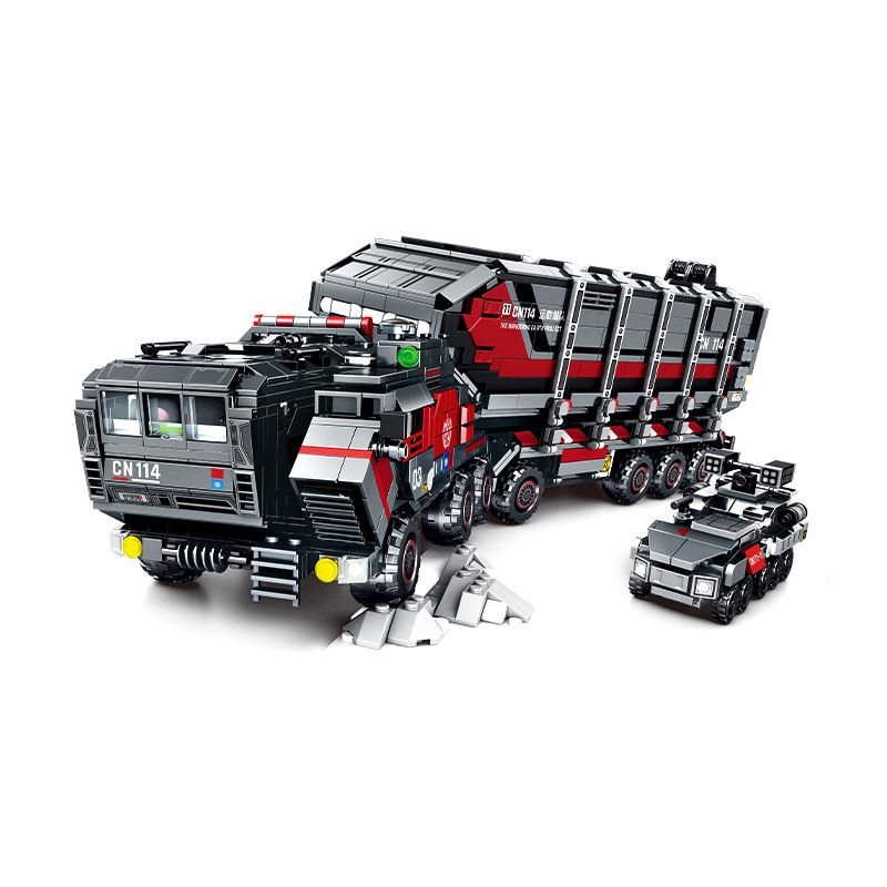 SEMBO 107101 non  HỘP VẬN CHUYỂN CN114 bộ đồ chơi xếp lắp ráp ghép mô hình Movie & Game Phim Và Trò Chơi 2341 khối