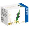 ZHEGAO QL2358B 2358B QL2358C 2358C QL2358A 2358A non  GLADIOLUS 3 MÀU bộ đồ chơi xếp lắp ráp ghép mô hình Flowers Hoa 64 khối
