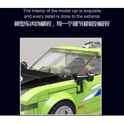 MouldKing 27033 Mould King 27033 non  NHẬT THỰC bộ đồ chơi xếp lắp ráp ghép mô hình Speed Champions Racing Cars ECLIPS Đua Xe Công Thức 338 khối