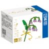 ZHEGAO QL2357A 2357A QL2357B 2357B QL2357C 2357C non  LILY OF THE VALLEY 3 MÀU bộ đồ chơi xếp lắp ráp ghép mô hình Flowers Hoa