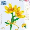 ZHEGAO QL2354B 2354B QL2354C 2354C QL2354A 2354A non  DAFFODIL 3 MÀU bộ đồ chơi xếp lắp ráp ghép mô hình Flowers Hoa 142 khối