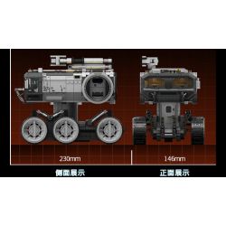 SEMBO 107104 non  XE DI ĐỘNG CƠ SỞ MẶT TRĂNG bộ đồ chơi xếp lắp ráp ghép mô hình Movie & Game Phim Và Trò Chơi 1182 khối