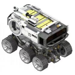 SEMBO 107104 non  XE DI ĐỘNG CƠ SỞ MẶT TRĂNG bộ đồ chơi xếp lắp ráp ghép mô hình Movie & Game Phim Và Trò Chơi 1182 khối