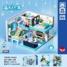 ZHEGAO DZ6105 6105 non  CĂN HỘ MEOW STAR LOFT DUPLEX NHỎ bộ đồ chơi xếp lắp ráp ghép mô hình 1235 khối