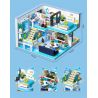 ZHEGAO DZ6105 6105 non  CĂN HỘ MEOW STAR LOFT DUPLEX NHỎ bộ đồ chơi xếp lắp ráp ghép mô hình 1235 khối