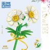 ZHEGAO QL2348A 2348A QL2348B 2348B QL2348C 2348C non  COSMOS 3 MÀU bộ đồ chơi xếp lắp ráp ghép mô hình Flowers Hoa 121 khối