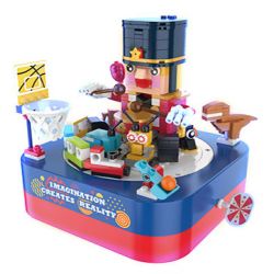 JAKI JK1362 1362 non  HỘP NHẠC XỨ SỞ THẦN TIÊN bộ đồ chơi xếp lắp ráp ghép mô hình Creator DIY MUSIC BOX Sáng Tạo 397 khối