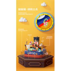 JAKI JK1362 1362 non  HỘP NHẠC XỨ SỞ THẦN TIÊN bộ đồ chơi xếp lắp ráp ghép mô hình Creator DIY MUSIC BOX Sáng Tạo 397 khối