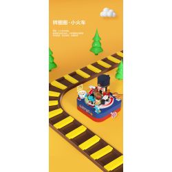 JAKI JK1362 1362 non  HỘP NHẠC XỨ SỞ THẦN TIÊN bộ đồ chơi xếp lắp ráp ghép mô hình Creator DIY MUSIC BOX Sáng Tạo 397 khối