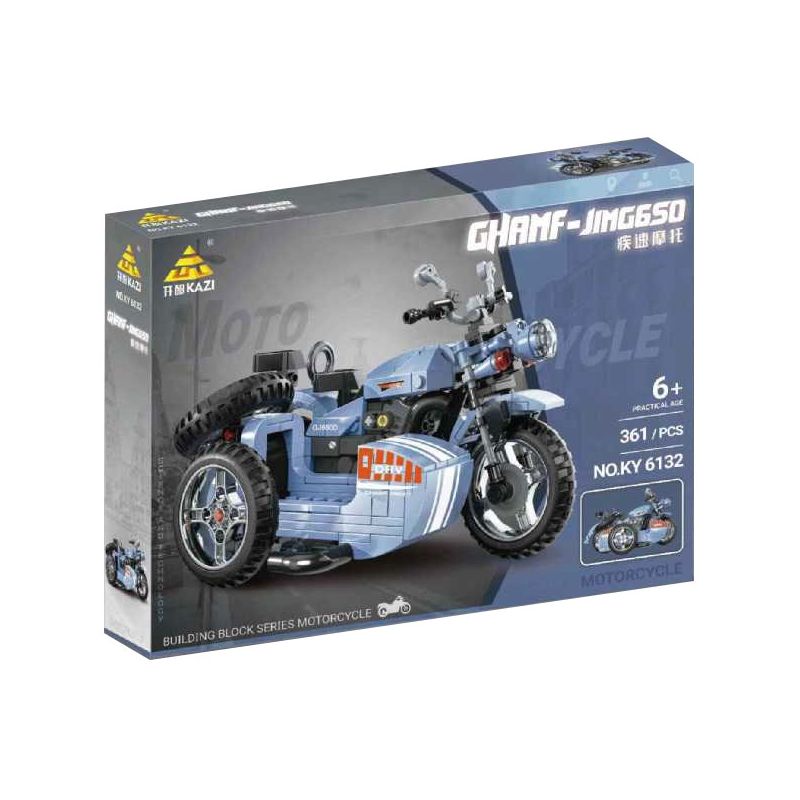 Kazi KY6132 6132 non  XE MÁY NHANH GHAMF-JIMG650 bộ đồ chơi xếp lắp ráp ghép mô hình Creator Sáng Tạo 361 khối