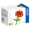 ZHEGAO QL2346A 2346A QL2346B 2346B QL2346C 2346C non  SASANQUA 3 MÀU bộ đồ chơi xếp lắp ráp ghép mô hình Flowers Hoa