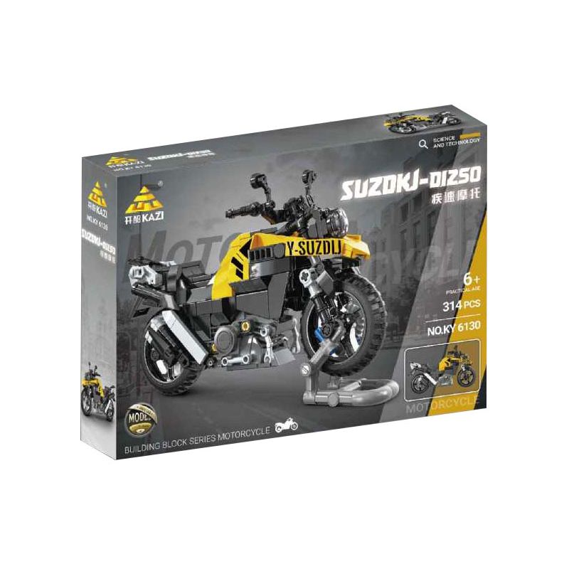 Kazi KY6130 6130 non  XE MÁY NHANH SUZDKJ-DJ250 bộ đồ chơi xếp lắp ráp ghép mô hình Creator Sáng Tạo 314 khối