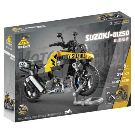 Kazi KY6130 6130 non  XE MÁY NHANH SUZDKJ-DJ250 bộ đồ chơi xếp lắp ráp ghép mô hình Creator Sáng Tạo 314 khối