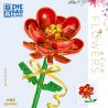 ZHEGAO QL2345B 2345B QL2345C 2345C QL2345A 2345A non  HIBISCUS 3 MÀU bộ đồ chơi xếp lắp ráp ghép mô hình Flowers Hoa 119 khối