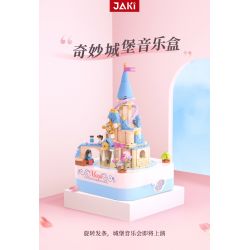 JAKI JK1615 1615 non  HỘP NHẠC LÂU ĐÀI KỲ DIỆU bộ đồ chơi xếp lắp ráp ghép mô hình Creator DIY MUSIC BOX Sáng Tạo 380 khối