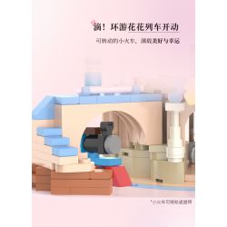 JAKI JK1615 1615 non  HỘP NHẠC LÂU ĐÀI KỲ DIỆU bộ đồ chơi xếp lắp ráp ghép mô hình Creator DIY MUSIC BOX Sáng Tạo 380 khối