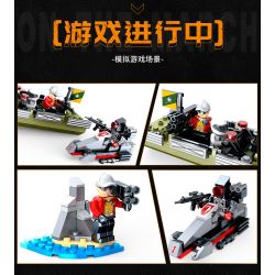 ZHI DELE DL-10208 10208 DL10208 non  GIẢI ĐẤU bộ đồ chơi xếp lắp ráp ghép mô hình 214 khối