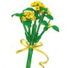 ZHEGAO QL2341 2341 non  VÀNG TRÊN LÁ bộ đồ chơi xếp lắp ráp ghép mô hình Flowers Hoa 67 khối