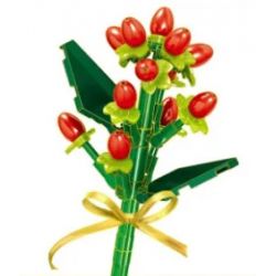 ZHEGAO QL2340 2340 non  NGỌC RỒNG bộ đồ chơi xếp lắp ráp ghép mô hình Flowers Hoa 69 khối