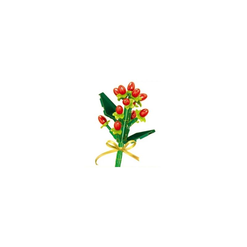 ZHEGAO QL2340 2340 non  NGỌC RỒNG bộ đồ chơi xếp lắp ráp ghép mô hình Flowers Hoa 69 khối