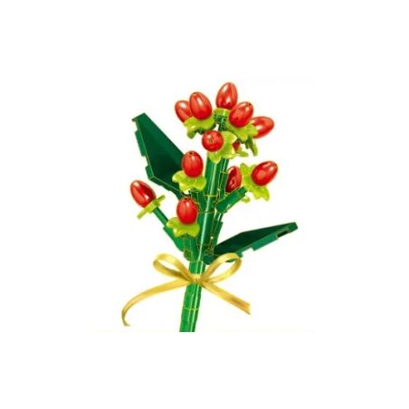 ZHEGAO QL2340 2340 non  NGỌC RỒNG bộ đồ chơi xếp lắp ráp ghép mô hình Flowers Hoa 69 khối