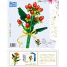 ZHEGAO QL2340 2340 non  NGỌC RỒNG bộ đồ chơi xếp lắp ráp ghép mô hình Flowers Hoa 69 khối