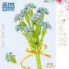ZHEGAO QL2337A 2337A QL2337B 2337B QL2337C 2337C non  GYPSOPHILA 3 MÀU bộ đồ chơi xếp lắp ráp ghép mô hình Flowers Hoa 121 khối