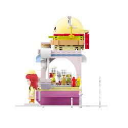 JAKI JK2122 2122 JK2123 2123 JK2125 2125 JK2126 2126 JK2127 2127 JK2128 2128 JK2129 2129 JK2121 2121 non  CẢNH ĐƯỜNG PHỐ ĐẦY NẮNG 8 LOẠI CỬA HÀNG BÁNH NGỌT QUÁN CÀ PHÊ ???C QUẾ KẸO HAMBURGER NƯỚC TRÁI CÂY MÌ GÀ RÁN bộ đồ chơi xếp lắp ráp ghép mô hình 328 khối