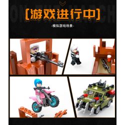 ZHI DELE DL-10204 10204 DL10204 non  NGỌN LỬA TẤN CÔNG bộ đồ chơi xếp lắp ráp ghép mô hình 363 khối