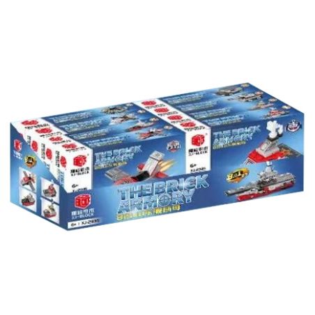 XIANG JUN XJ-2935 2935 XJ2935 non  SƠN ĐÔNG TÀU SÂN BAY 8 MÔ HÌNH bộ đồ chơi xếp lắp ráp ghép mô hình Military Army THE BRICK ARMORY Quân Sự Bộ Đội 516 khối