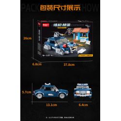 ZHI DELE DL-10203 10203 DL10203 non  TẤN CÔNG THÀNH TRÌ bộ đồ chơi xếp lắp ráp ghép mô hình 335 khối