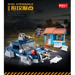 ZHI DELE DL-10203 10203 DL10203 non  TẤN CÔNG THÀNH TRÌ bộ đồ chơi xếp lắp ráp ghép mô hình 335 khối