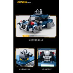 ZHI DELE DL-10203 10203 DL10203 non  TẤN CÔNG THÀNH TRÌ bộ đồ chơi xếp lắp ráp ghép mô hình 335 khối