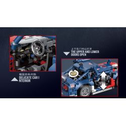 Decool 33014 Jisi 33014 non  SẠC XE bộ đồ chơi xếp lắp ráp ghép mô hình  Kỹ Thuật Công Nghệ Cao Mô Hình Phương Tiện 1197 khối