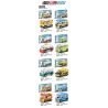 XIANG JUN XJ-7976 7976 XJ7976 non  BUS LÙI XE 8 KIỂU bộ đồ chơi xếp lắp ráp ghép mô hình Mini Racing Pacemaker BUS TRANSPORTATION Đua Xe Mini 666 khối
