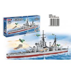 WOMA C0860 0860 non  THIẾT GIÁP HẠM HẠNG V KING GEORGE bộ đồ chơi xếp lắp ráp ghép mô hình Battle Ship Tàu Chiến 1061 khối