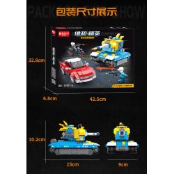 ZHI DELE DL-10202 10202 DL10202 non  SẤM SÉT bộ đồ chơi xếp lắp ráp ghép mô hình 570 khối