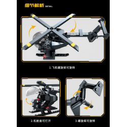 ZHI DELE DL-10206 10206 DL10206 non  TẦNG VÀO MỘT HỘP bộ đồ chơi xếp lắp ráp ghép mô hình 208 khối