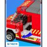 XIANG JUN XJ-7985 7985 XJ7985 non  THÀNH PHỐ KÉO LẠI XE bộ đồ chơi xếp lắp ráp ghép mô hình City CITY SERVICE EMERGENCY UNIT 556 khối