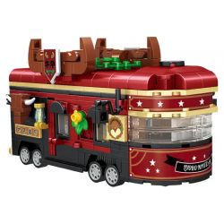 LIN07 01003 non  GIỎ NỘI TẠNG bộ đồ chơi xếp lắp ráp ghép mô hình City CATTLE CART Thành Phố 573 khối