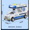 XIANG JUN XJ-7985 7985 XJ7985 non  THÀNH PHỐ KÉO LẠI XE bộ đồ chơi xếp lắp ráp ghép mô hình City CITY SERVICE EMERGENCY UNIT 556 khối