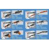 SEMBO 702030 non  TAY SÚNG 16 PHONG CÁCH bộ đồ chơi xếp lắp ráp ghép mô hình Gun BLOCK GUN 498 khối